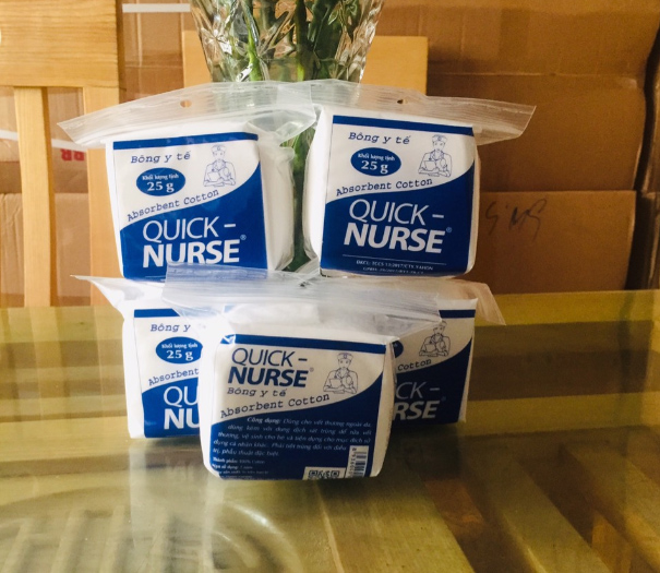 BÔNG Y TẾ QUICK-NURSE 25GR