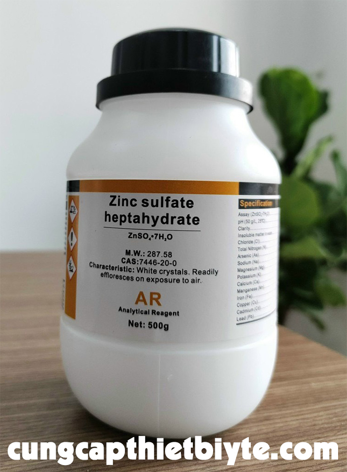 Zinc sulfate heptahydrate